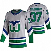 Carolina Hurricanes 37 Andrei Svechnikov Grey Adidas 2020-21 Reverse Retro Alternate Jersey Dzhi,baseball caps,new era cap wholesale,wholesale hats